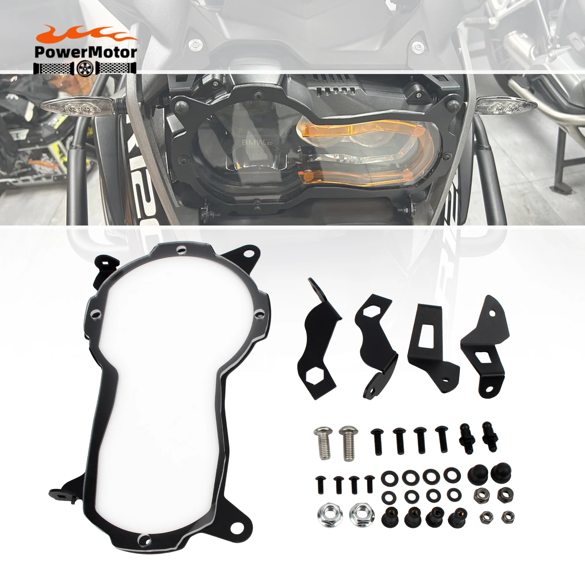 Für BMW Motorrad Scheinwerfer Schutz Kopf Licht Schutz Abdeckung Für R1250GS R1200GS 2013-2023 Moto Modifikation Zubehör Teile