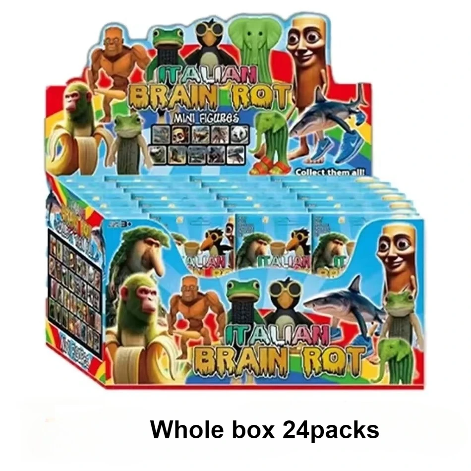 2025年新作 イタリアンブレインロットAI Ver.1 8種類 タンタンタン サハル トララレロ トララ フィギュア 人形 おもちゃ デスクモデル ブラインドボックス ギフト