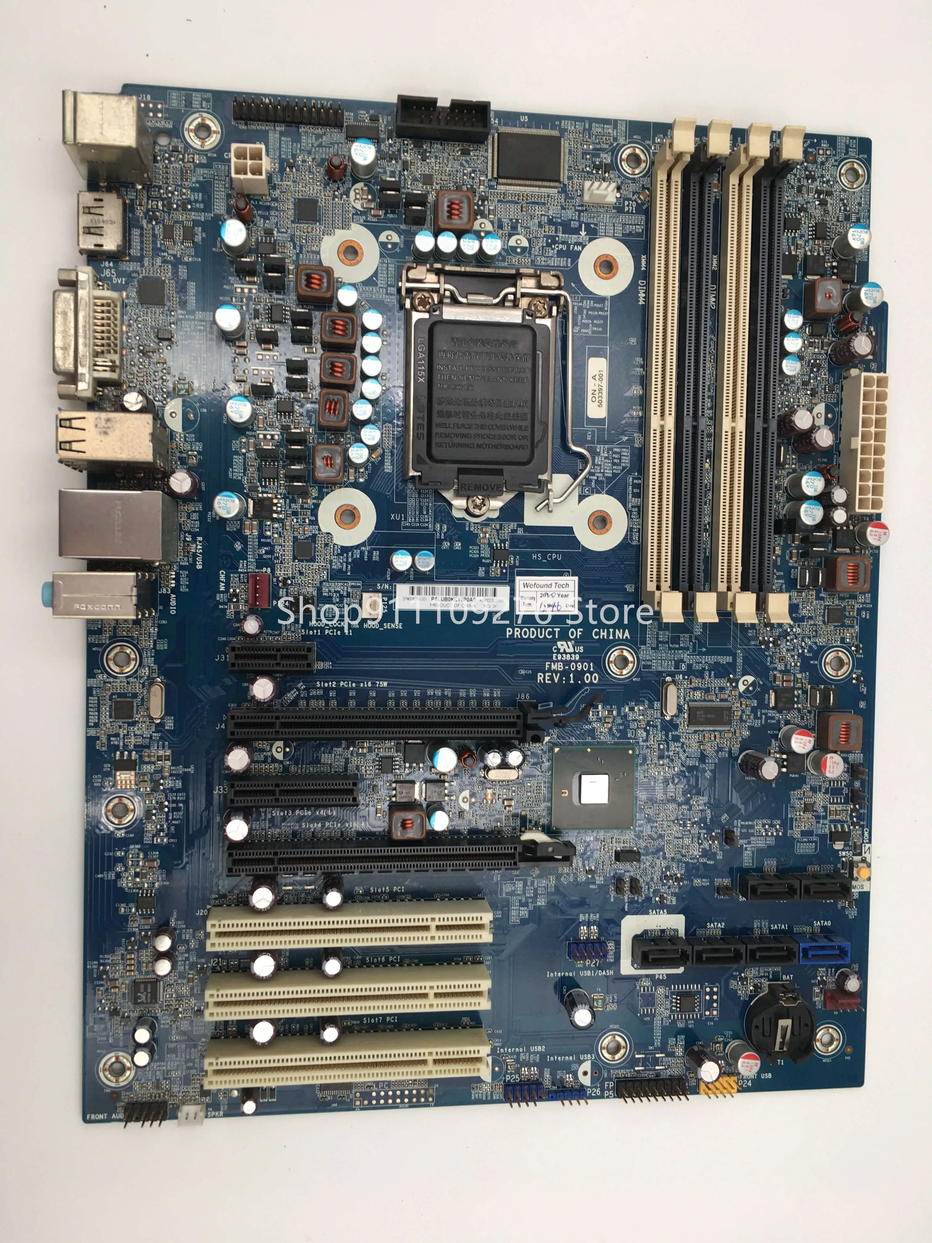 Original Disassemble Motherboard for HP Z200 CMT Motherboard  506285-001 503397-001 LGA1156