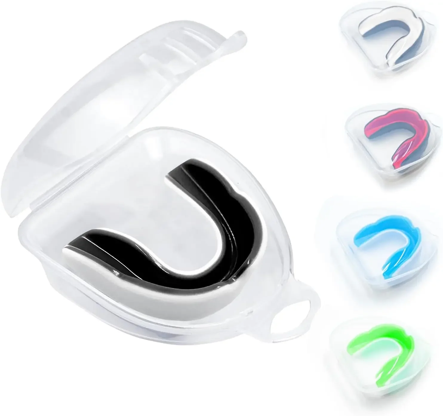 Kids Youth Mouth Guard for Sports, Boys Girls Mouth Guard with Case, Child Teen Sports Mouthguard for Football Lacrosse