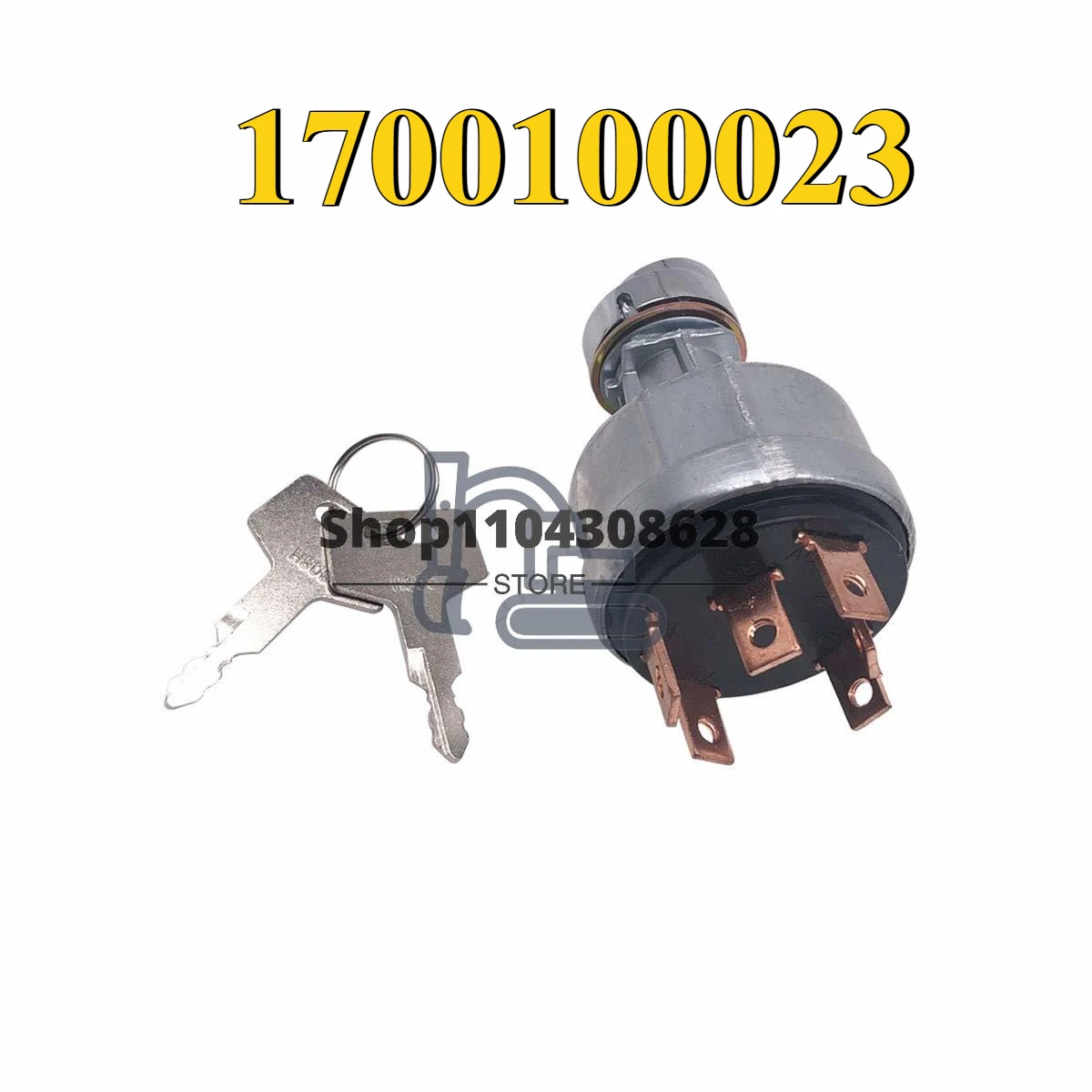 

Excavator Digger Takeuchi 1700100023 1700100052 Ignition Switch With H806 Key For Takeuchi