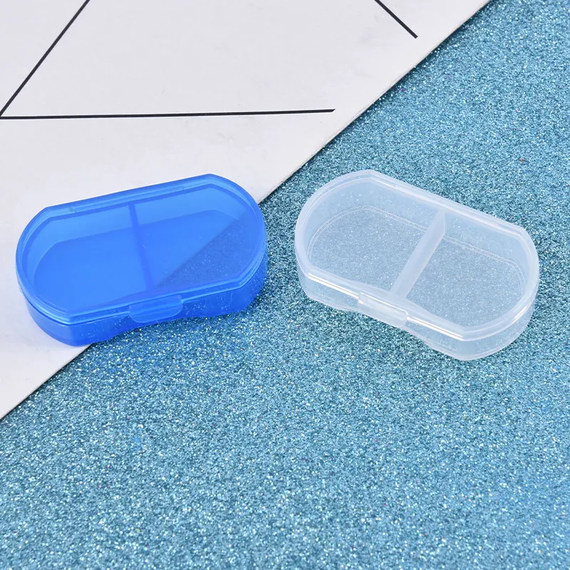 Pill Box Mini Pill Case 2/3 Grids Tablet Pill Organizer Case Dispenser Travel Tablet Holder Container Medicine Drug Storage Box