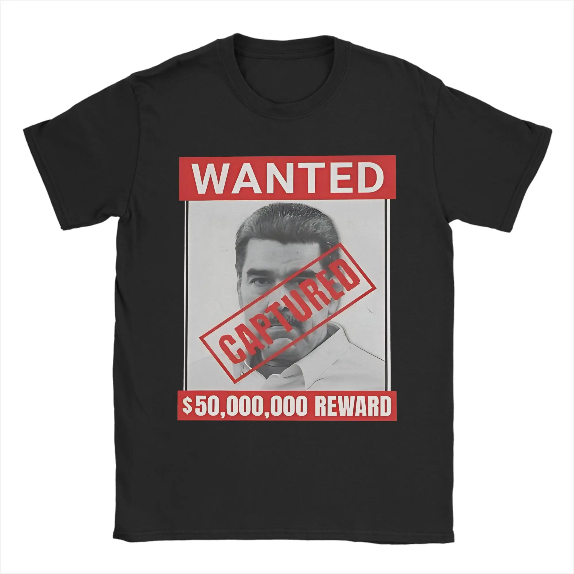 Herren- und Damen-T-Shirt Nicolas Maduro Captures Venezuela Venezuela 2026 Sommer Luxusmode Herren- und Damen-T-Shirt Y2K Baumwolle