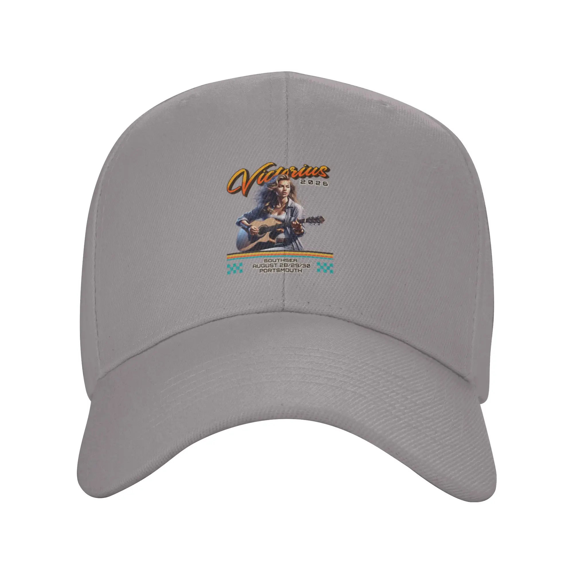 Hot Sale Lady Guitar Vintage victorious Baseball Cap  Durable Hats  Leisure Activity Hats