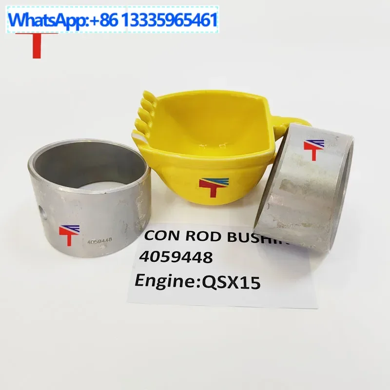 

2PCS connecting rod copper sleeve 4059448 is suitable for construction machinery QSX15 engine parts