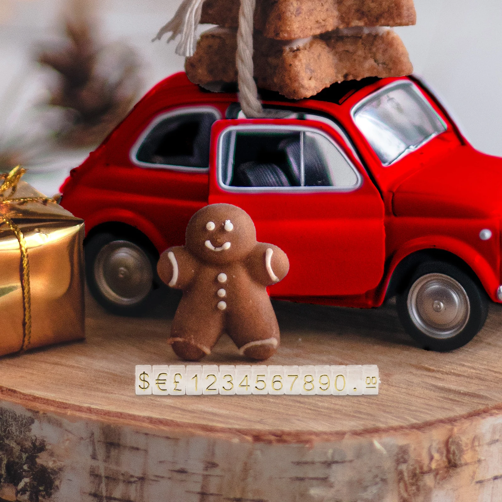 

20pcs Price Display Cube Blocks Jewelry Tag Aluminum Alloy Retail Counter Stand Durable Price Label For Craft Sewing Supplies