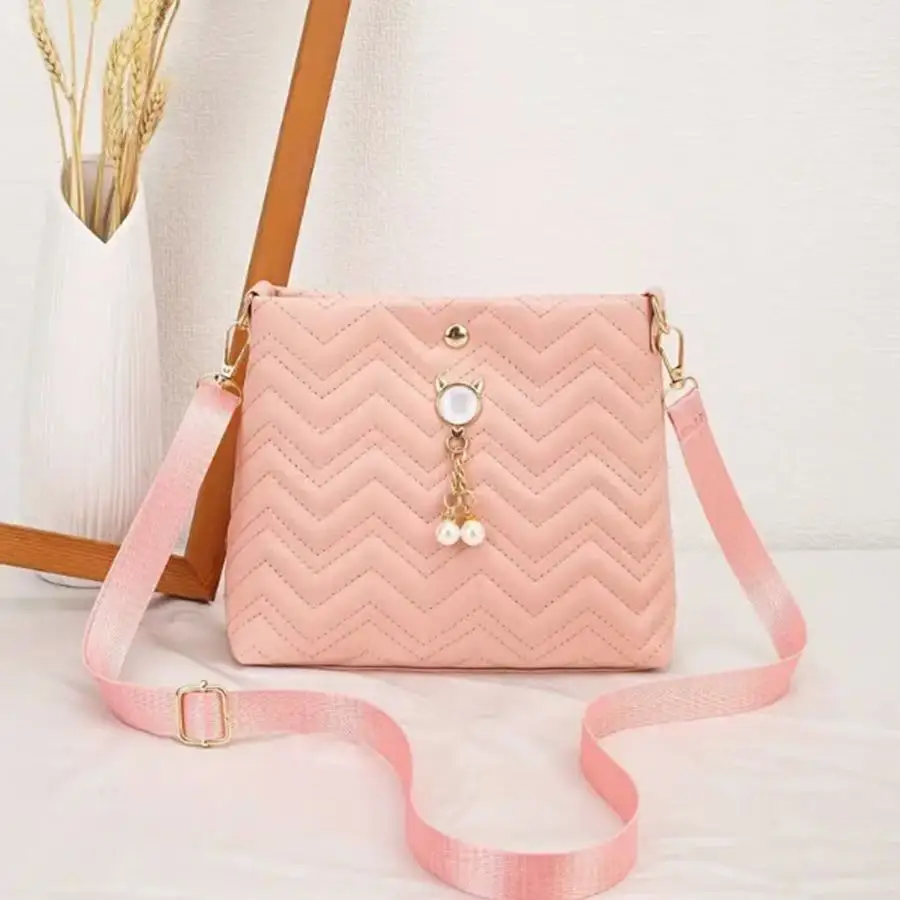 

Luxury Women's Small Crossbody Bag PU Leather Messenger Bags Zipper Handbags Fashion Designer Purse Summer Travel Bag for Female