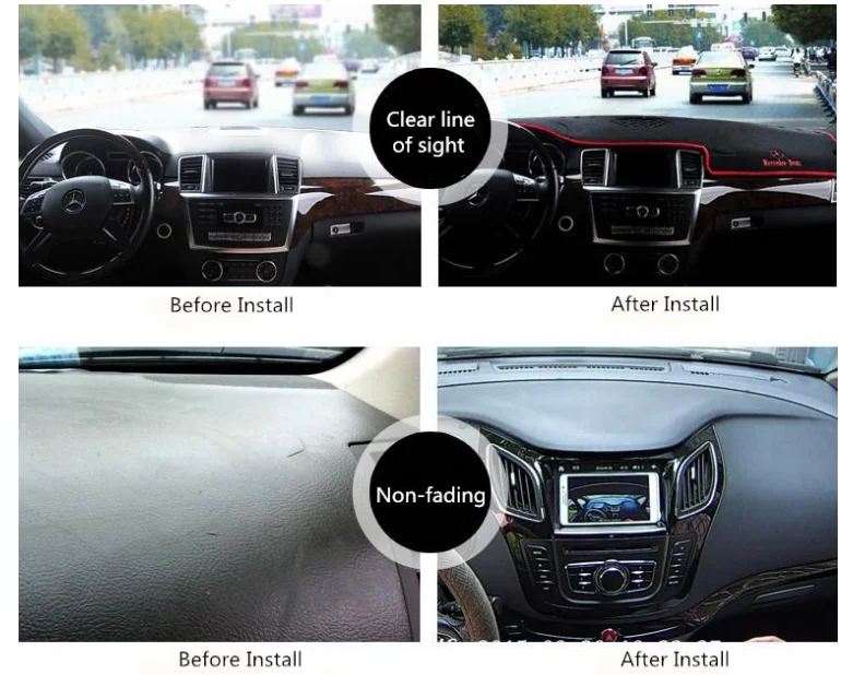 Für 2026 JELAND J6 DashMat Sonnenschutz-Schutzteppich Zubehör Auto-Dashmat Armaturenbrett-Abdeckung – Detail 2