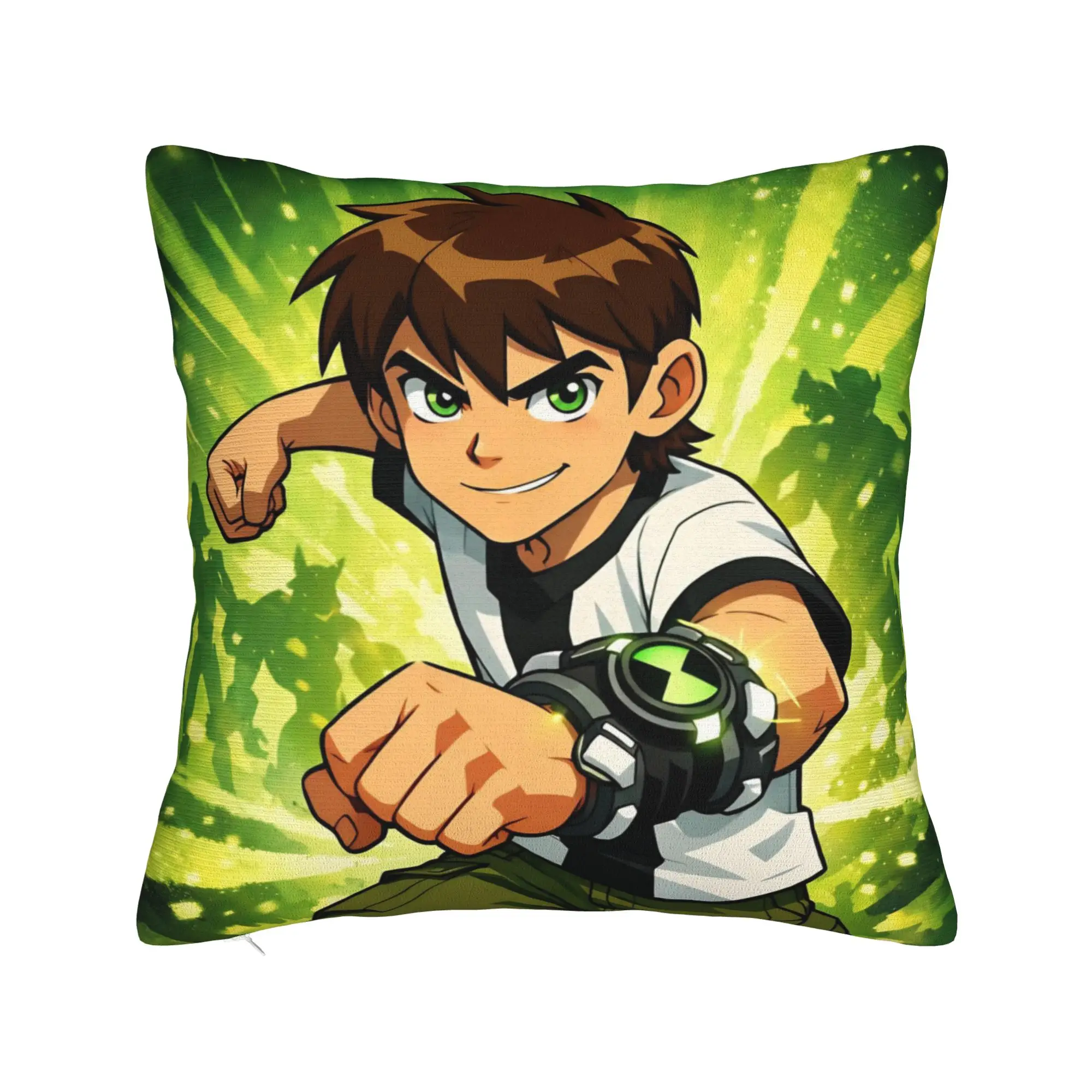 Ben 10 Anime Pillow Cover Merchandise Printing Cushion Cover Gift  Pillow Case Cover Bed Multi-Size