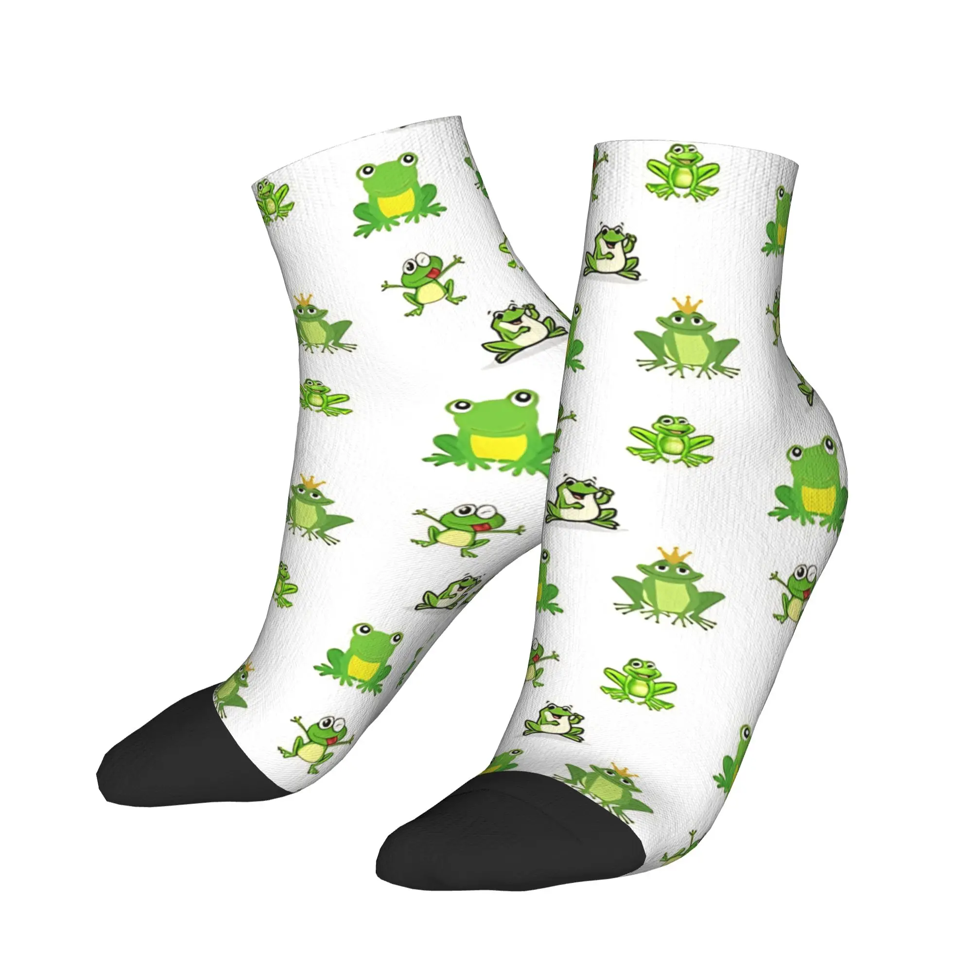Just a girl who loves frogs Ankle Socks  Anti Bacterial Comfortable Outdoor Socks For Women Men Spring Elegant Design Sock