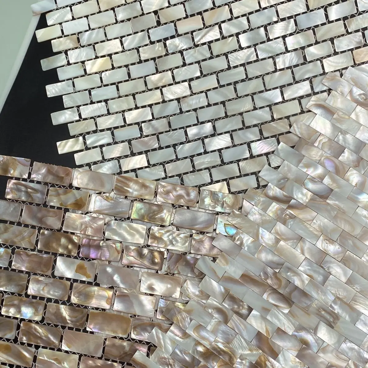 shell mosaic mother of pearl natural kitchen backsplash wallpaper tile bathroom background shower decorative wall tiles sheet
