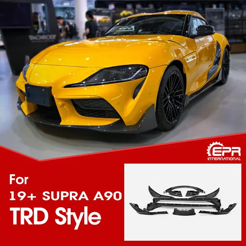 Double side Carbon Fiber For 19+ TOYOTA Supra A90 T Type Full wide body kits Exterior Car accessories kits