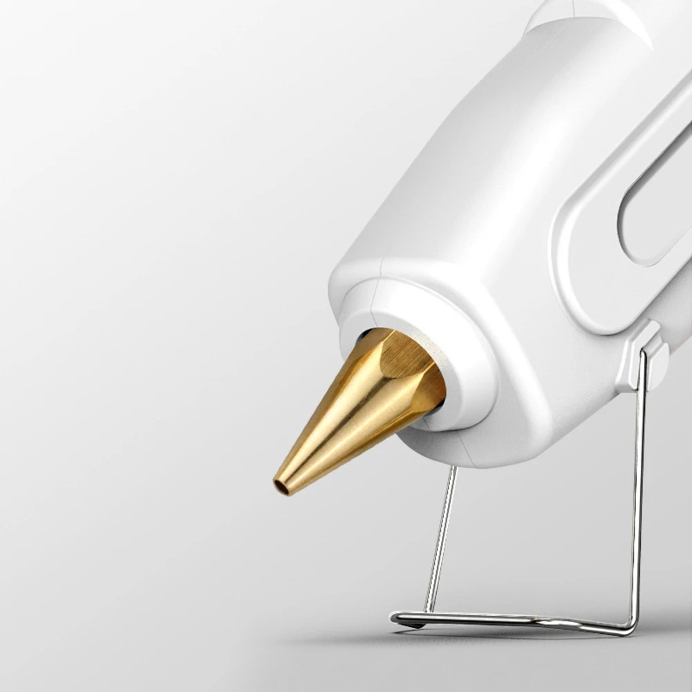 

4 шт. медные насадки для клея с защитой от капельного стального шарика, длинная трубка с гладким потоком, сменные насадки для пистолетов с термоплавким клеем = новые