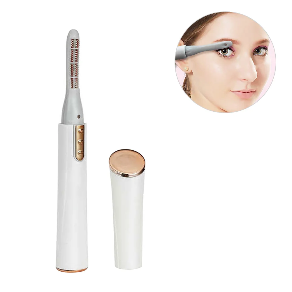 

Eyelash Curler Rechargeable Heated Hot Curlers Women Eyelash Accessories Portable Durable Long Use Easy Gift Home