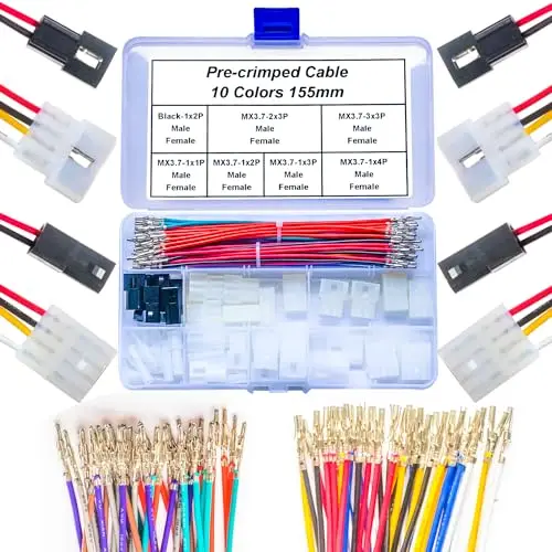 Molex MX 3.7mm Male Female Connector 1x1Pin 1x2Pin 1x3Pin 1x4Pin 2x3Pin 3x3Pin 5500 5600 Housing (YO-MX3.7-5500)