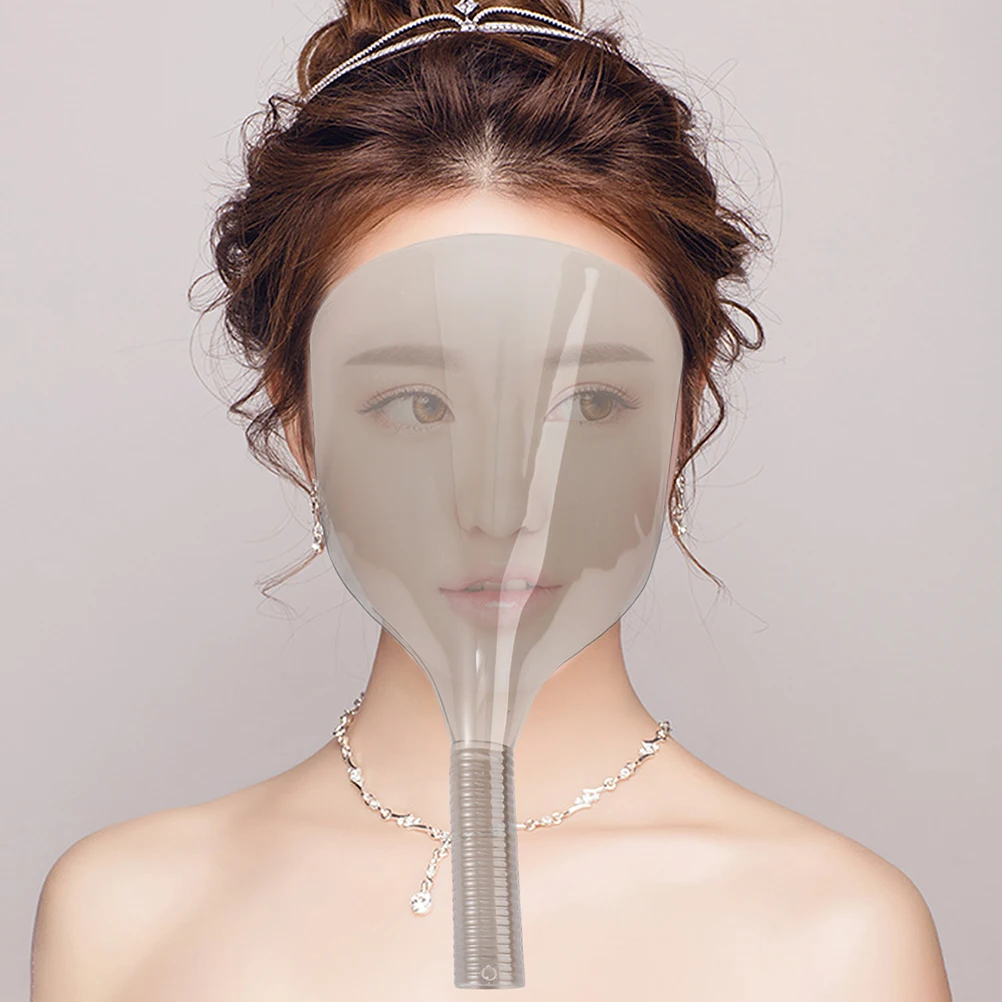 

2Pcs Hairdressing Face Masks Plastic Durable Salon Protective Covers Shield Mask Facial Protection Anti Hair Spray