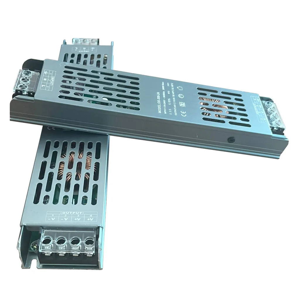 超薄型ledスイッチング電源-dc-12v-24v-照明用トランス-100w-200w-300w-400w-ac190-240vコンバーター-ドライバー-ストリップライト用