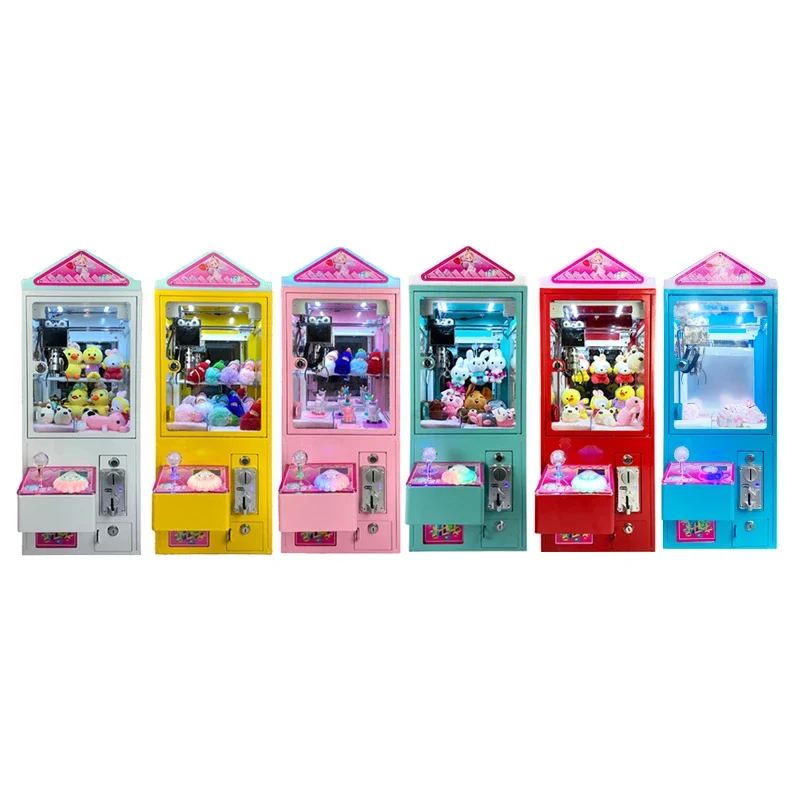 Boutique Crane  Grab Doll Machine Household Clip Candy Machine Clip Crane Machine Small Coin Mini Commercial