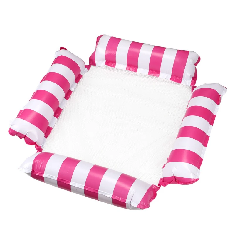 Adult inflatable water mesh inflatable bed, foldable recliner floating row