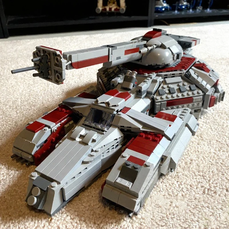 

1746 шт. MOC RX-200 Falchion Republic Stun Tank Star Battle Строительные блоки Идеальный рождественский подарок для праздника