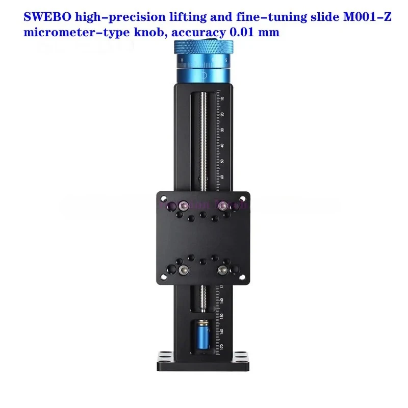 photography high-precision lifting and fine-tuning slide M001-Z, micrometer-type knob, accuracy 0.01 mm