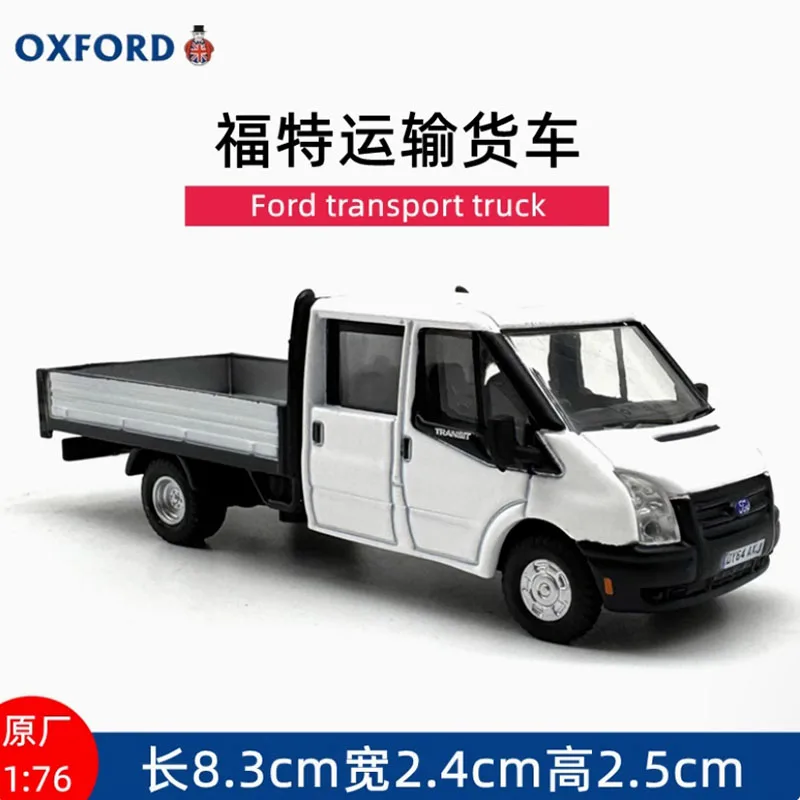 Diecast 1: 76 Scale Ford Transit Truck Alloy Simulation Car Model Collection Display Decoration Toy Gifts