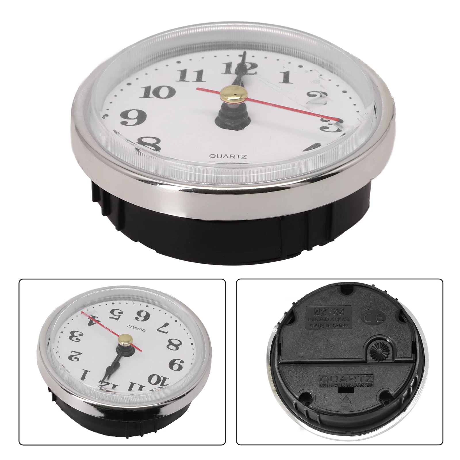 65MM Round Wall Clock Inserts Movement Quartz Clock Classic Watches Wall Clocks Living Room Home Decor Roman Number Little Clock