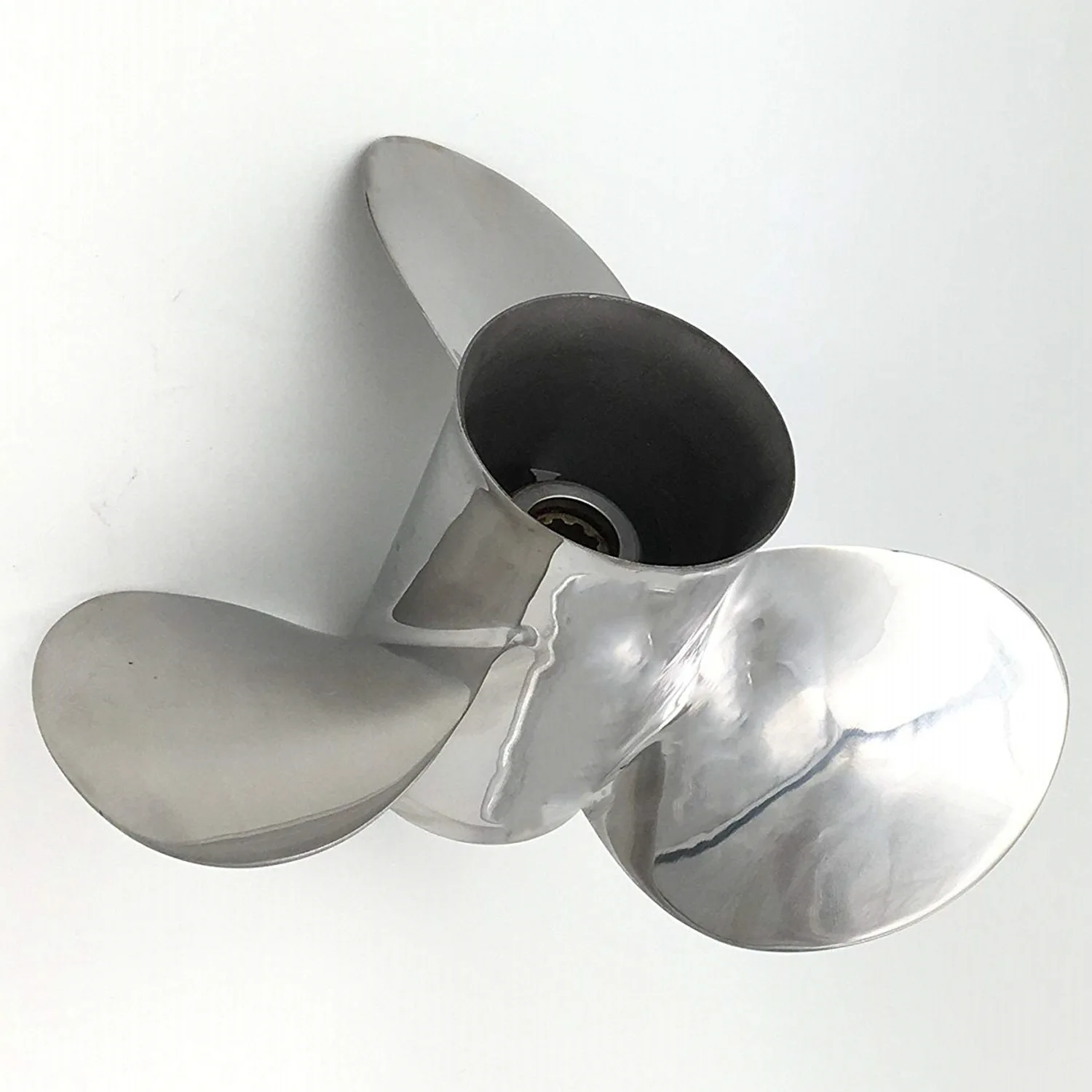 Stainless Steel Outboard Propeller 9 7/8X12 for