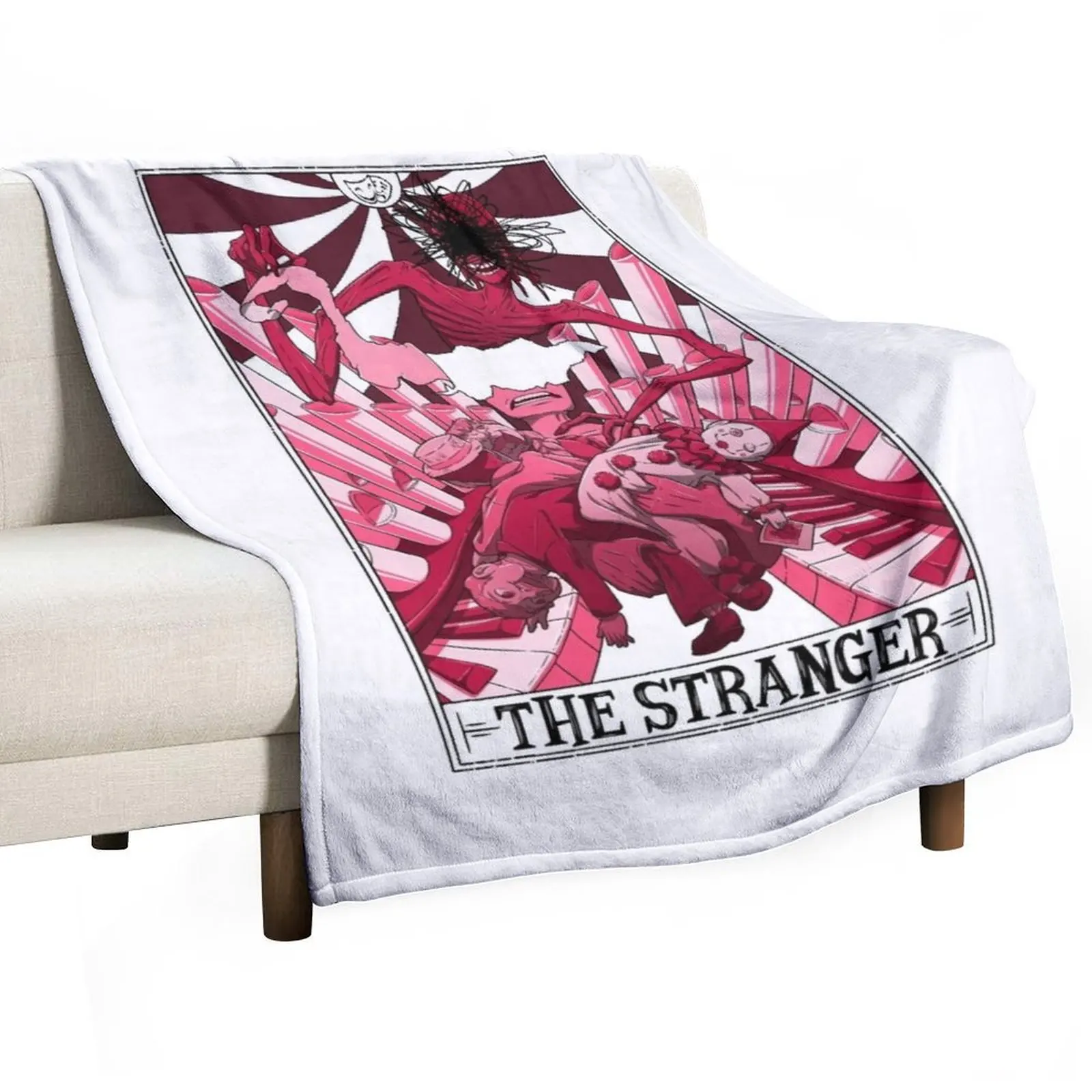 

The Stranger Tarotesque - (Light) Throw Blanket Camping Decoratives Travel Moving Blankets