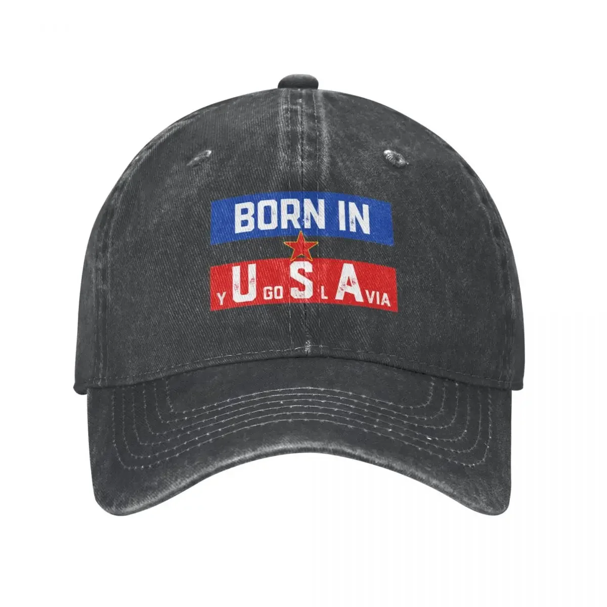 Born In Yugoslavia  Baseball Cap Funny Desgin Couple Casual Trucker Hat Summer Stylish Skate High Quality  Caps