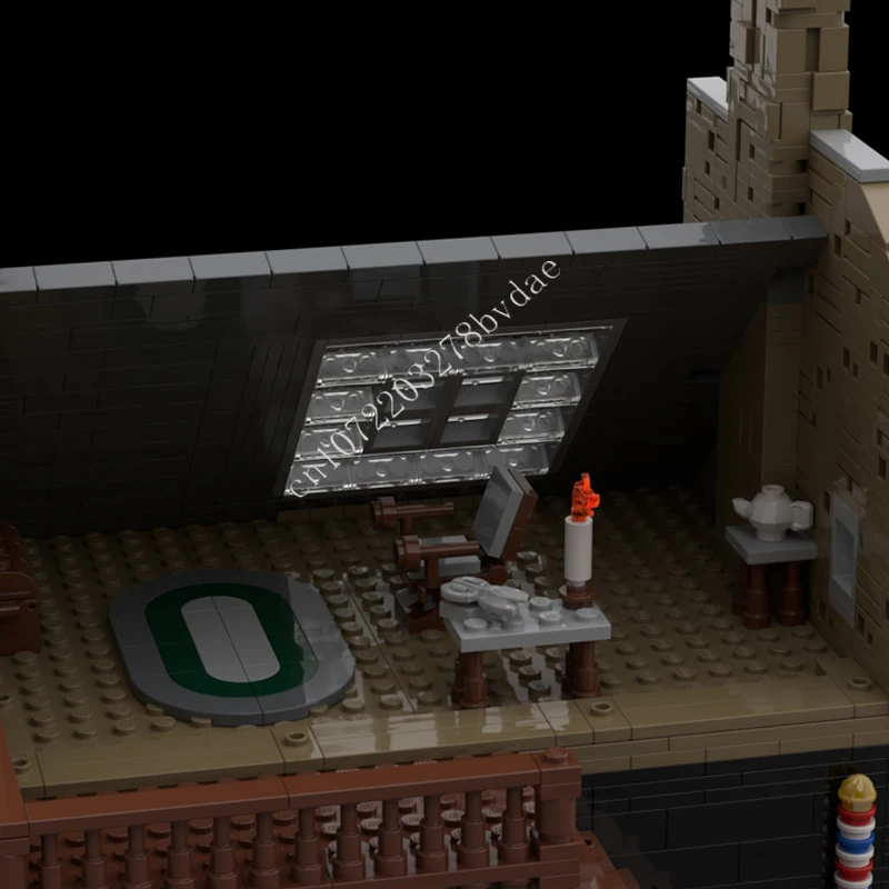 2327PCS Modulaire Vleespastei/Kapper MOC Creatieve street view Model Bouwsteen Architectuur DIY Onderwijs Assemblage Model speelgoed