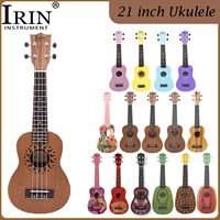 IRIN 21 Inch Ukulele 4 Strings Guitar Colourful Hawaiian Mini Guitarra Ukulele Stringed Instrument for  Beginners Training