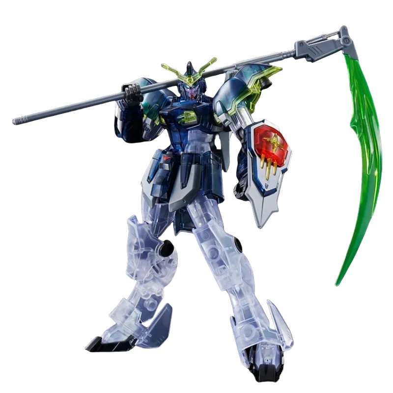 Bandai Original Gundam Model Kit Anime Figure HG XXXG-01D DEATHSGYTHE CLEAR COLOR Action Figures Toys Gifts for Children