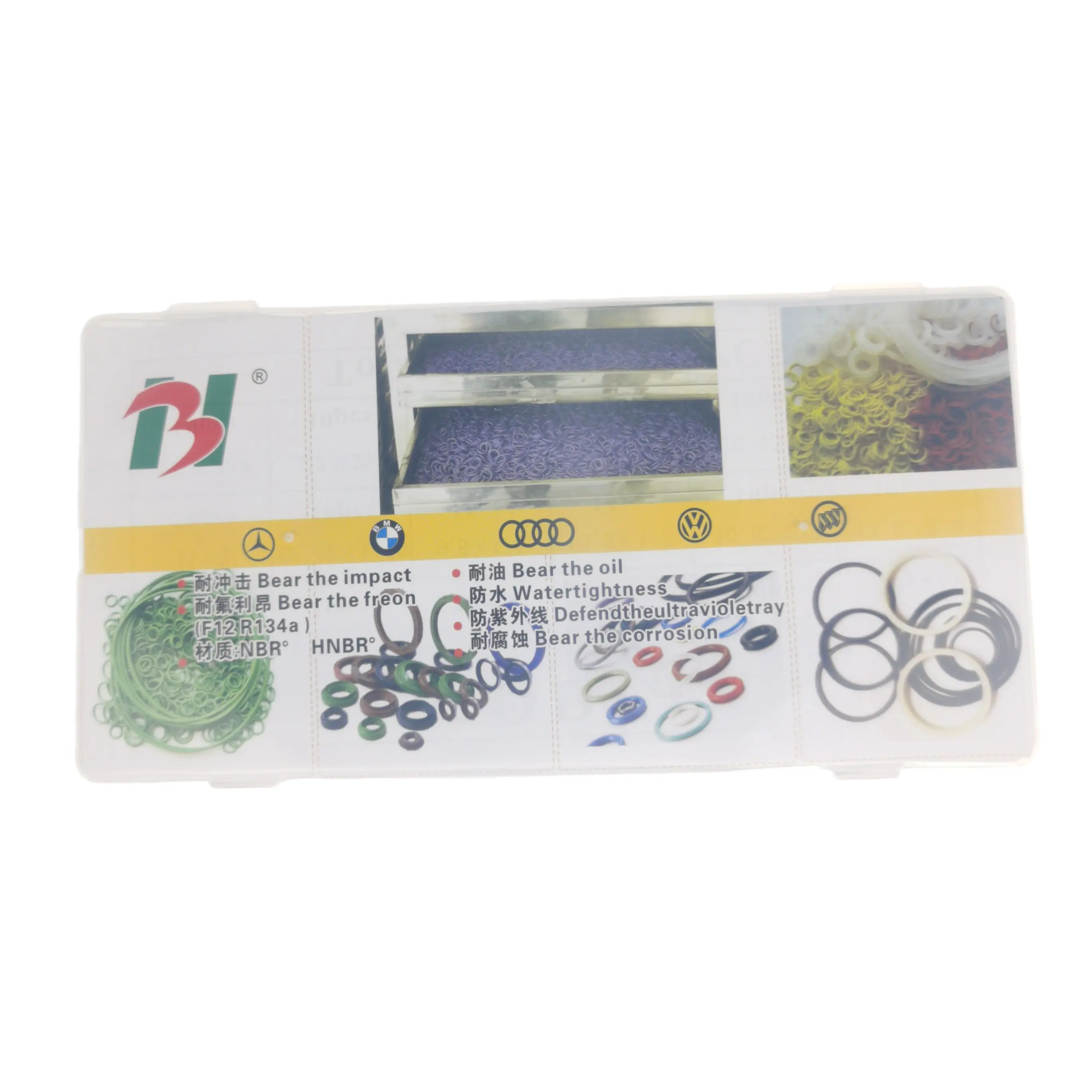 265pcs 18 Größen Universal Auto Klimaanlage hnbr o Ringe Autore parat ur Werkzeuge Kompressor Gummiringe Dicht mittel Autozubehör