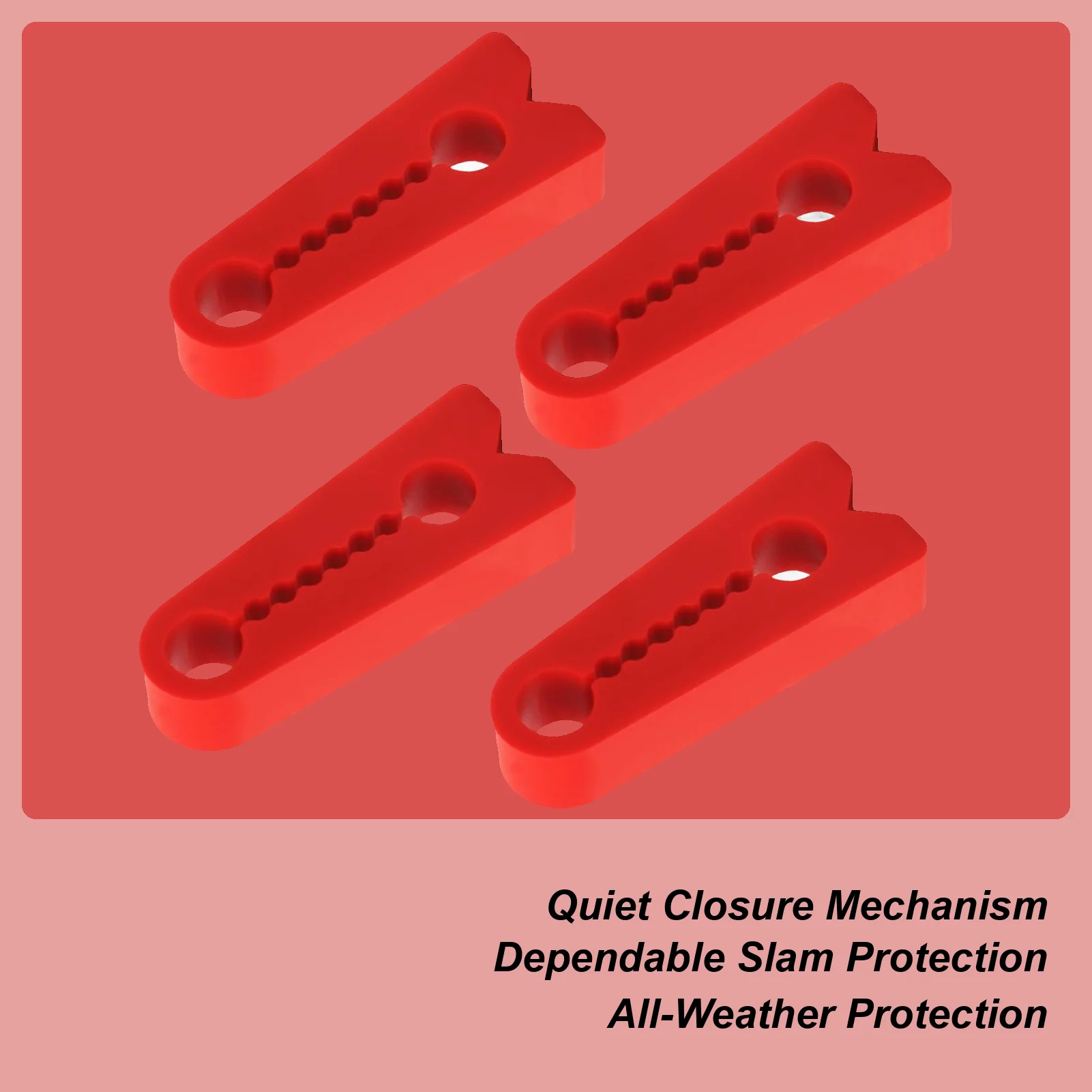 

Car Door Lock Cover High-Elasticity Adhesive Silicone Car Door Latch Cover For Commuting Short Trips Urban Riding Family Outings