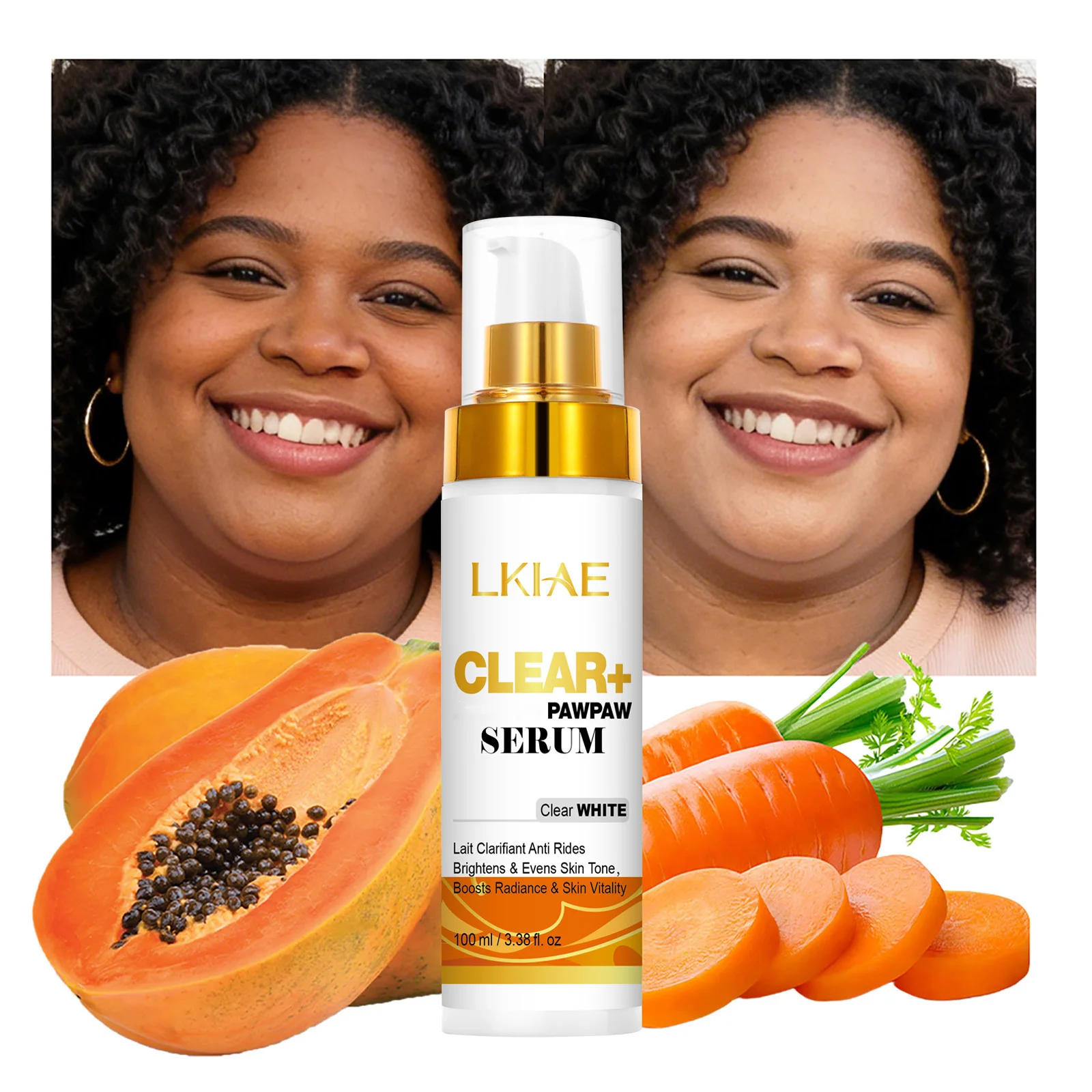 AILKE Dark Spot Corrector PLUS Cream, Organic Dark Spot Correction Facial Cream, Remove Stains, Age Spots, Sun Spots