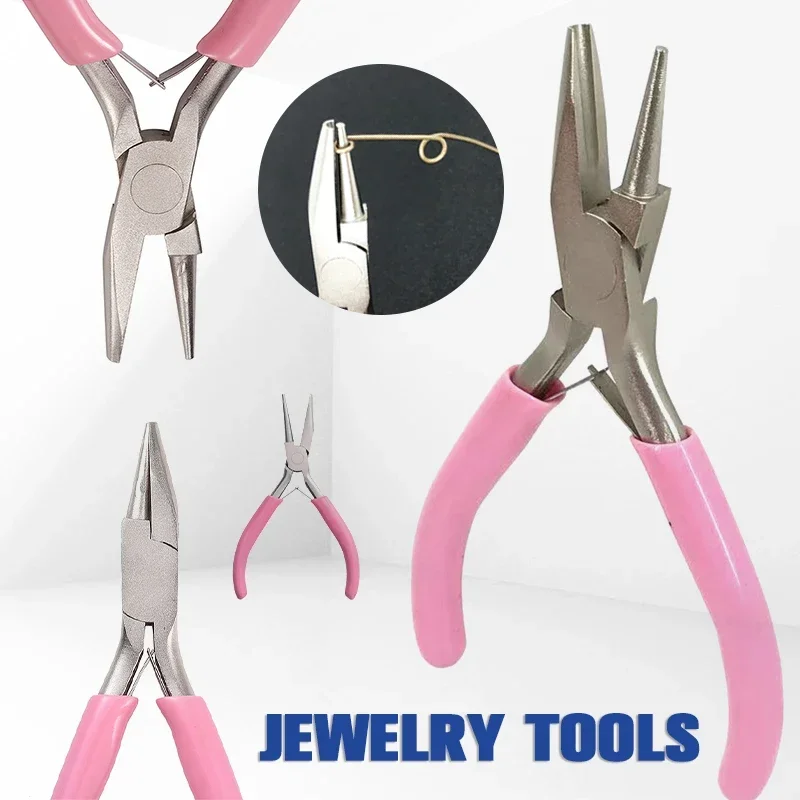 Round Concave Pliers Wire Looping Pliers Precision Jewelry Pliers Wire Bending Tools Jewelry Hand Tools DIY Tool Cutting Pliers