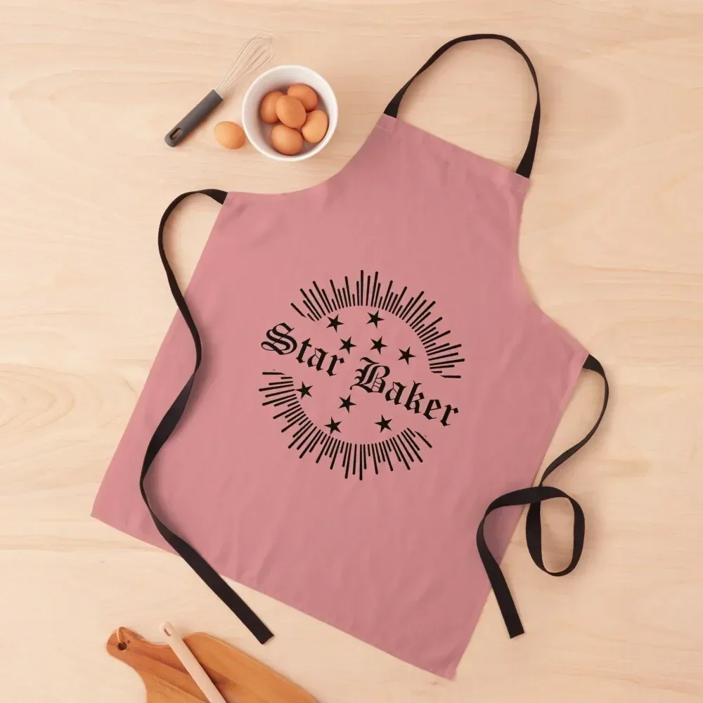 

STAR BAKER Apron Chef Uniform Women Camping Kitchen Special Accessories kitchen girl Apron