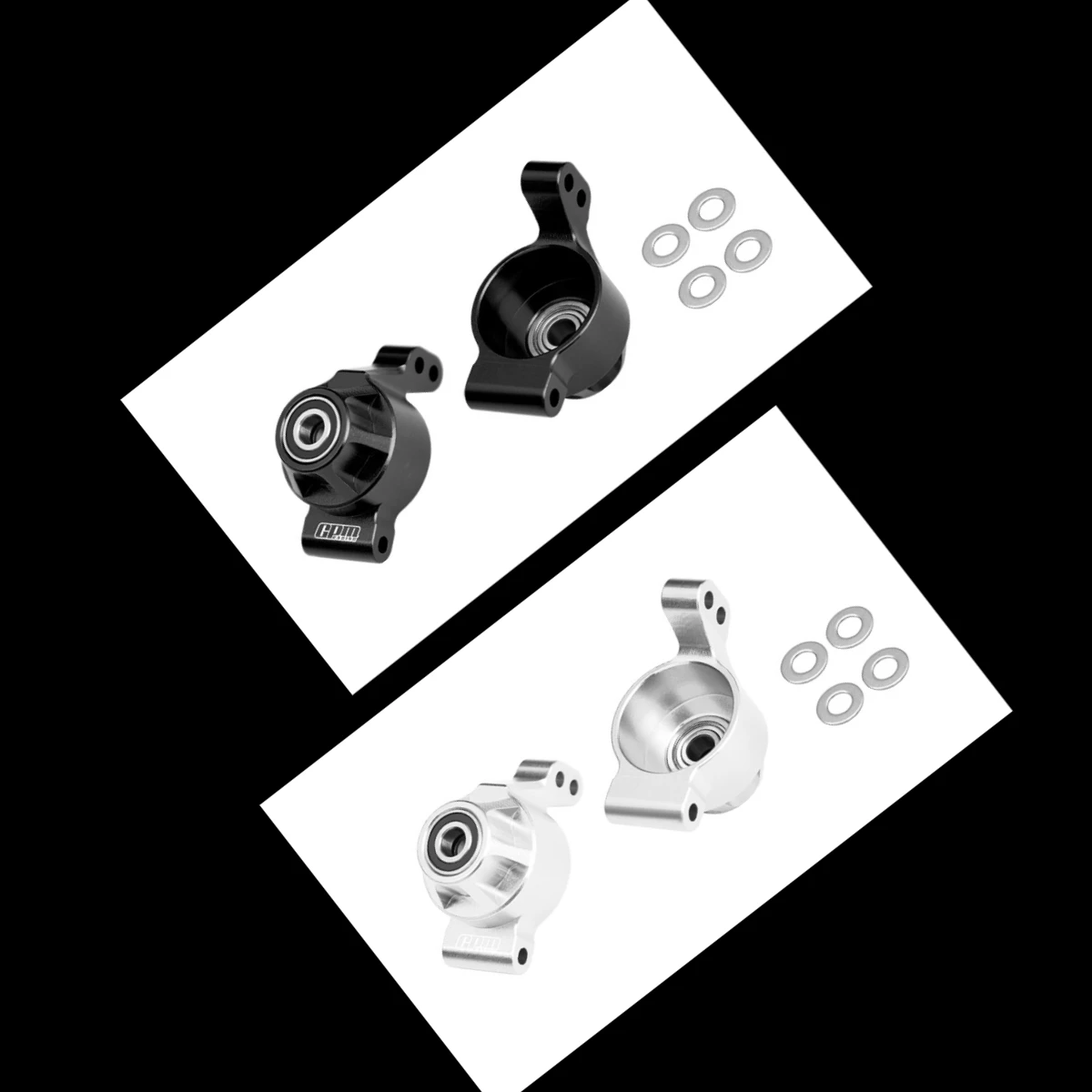 

GPM TAMIYA 1/10 DT-04 RC для 7075, задние держатели из сплава Hus Stub с большим подшипником