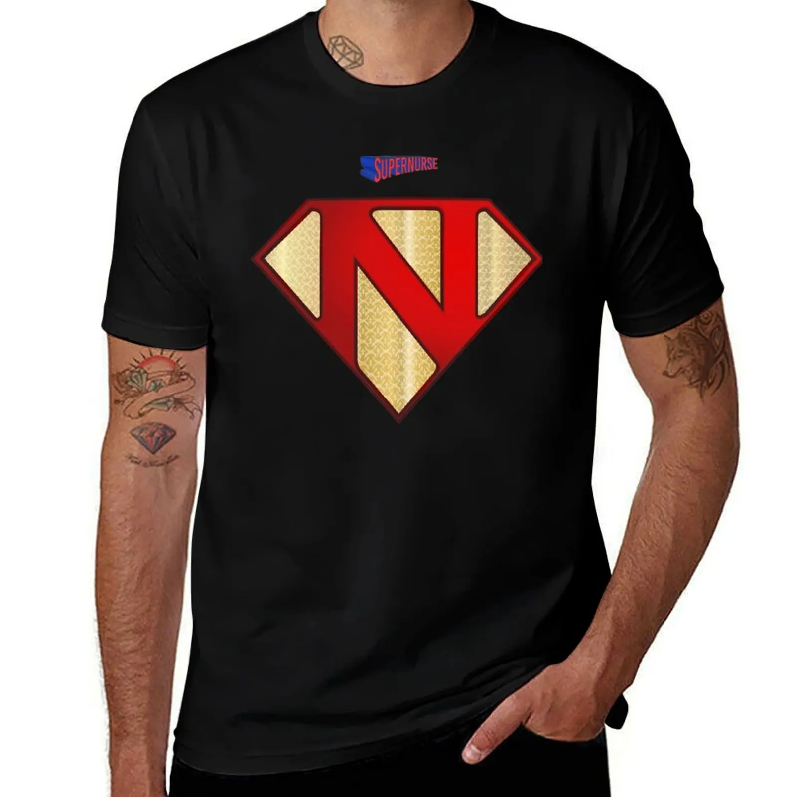 

Nurses are the shirts cotton heroes! man T-Shirt shirt summer Supernurse real - t man t