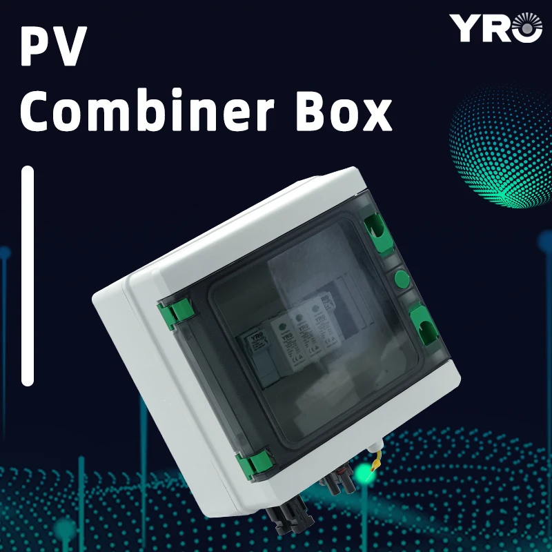 Solar Pv Combiner Box 1 In 1 Uit 1000V Dc Distributie Boxbliksem Bescherming Waterdichte Ip65