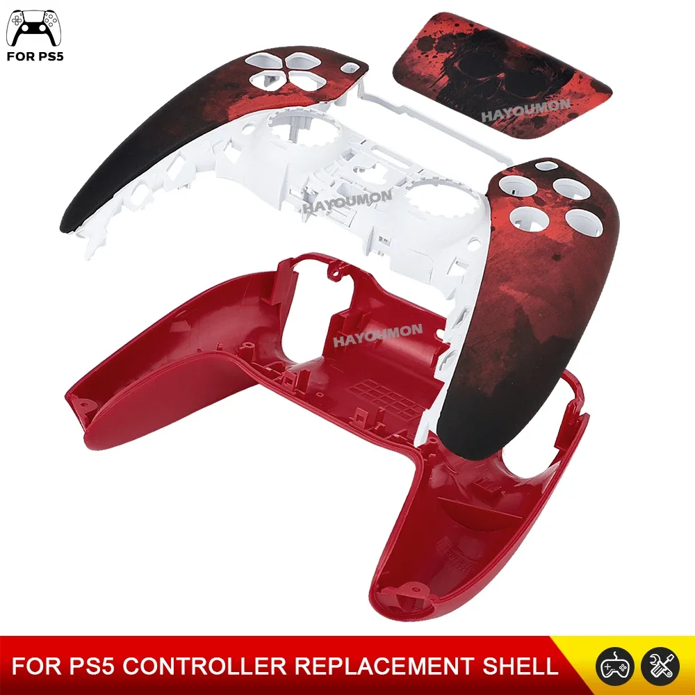 NEW Replacement Housing Shell Case Full Kit For PS5 Controller BDM-010/020/030/040/050 Front Back Touchpad Cover For PS5 Gamepad