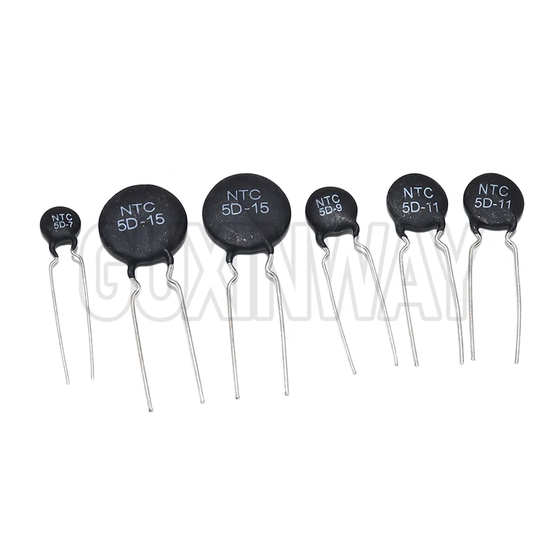 10 قطعة الثرمستور MF72 5D-15 NTC 5D-7 5D-5D 5D-9 5D-11 المقاوم الحراري استشعار درجة الحرارة المقاومة 5D15 5D11 5D5 5D7 5D9
