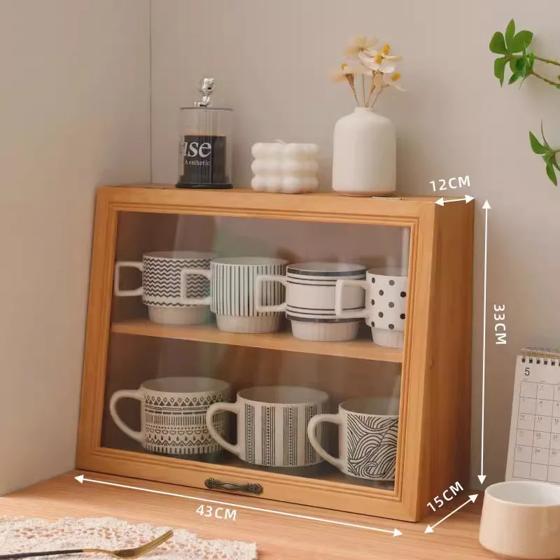Household desktop cups, utensils, miscellaneous items, organizing small cabinets 5