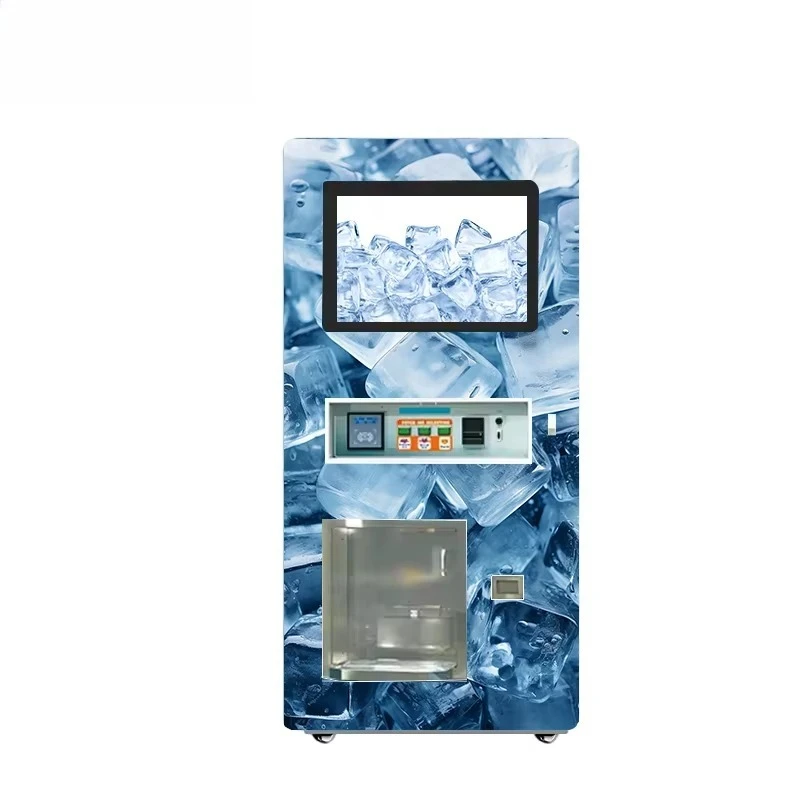 2026 New Vending Ice Maker Machine Bulk Self-service Outdoor Commercial Automatic Ice Vending Machine Customized