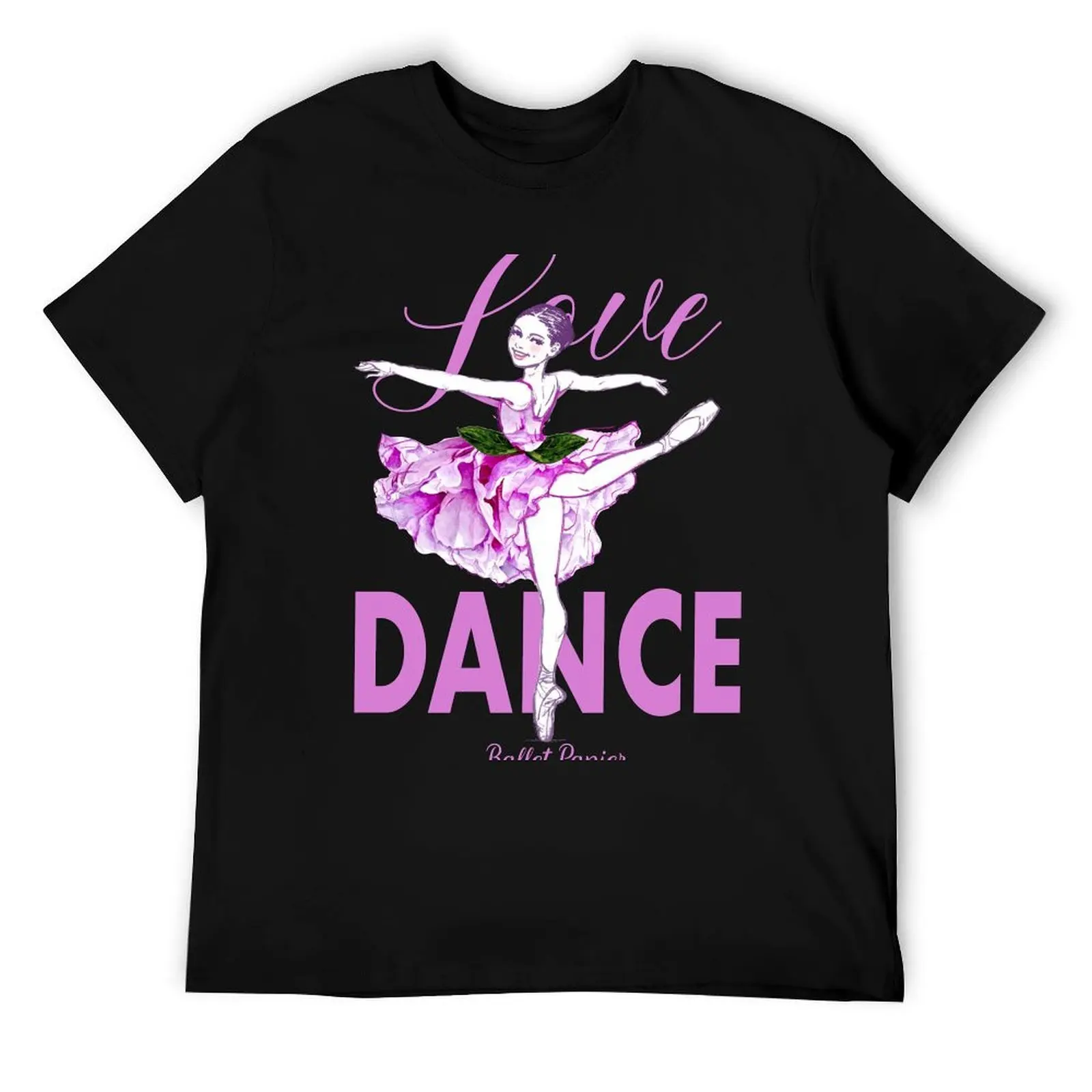 

Love Dance Flower T-Shirt t shirts cotton 100% t shirts with prints T-Shirt