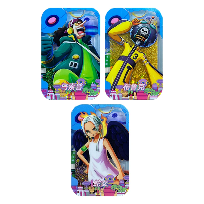 Anime japonais une pièce singe D. Luffy Roronoa Zoro Nico Robin Usopp cartes à collectionner cadeau d'anniversaire de noël jouets pour enfants