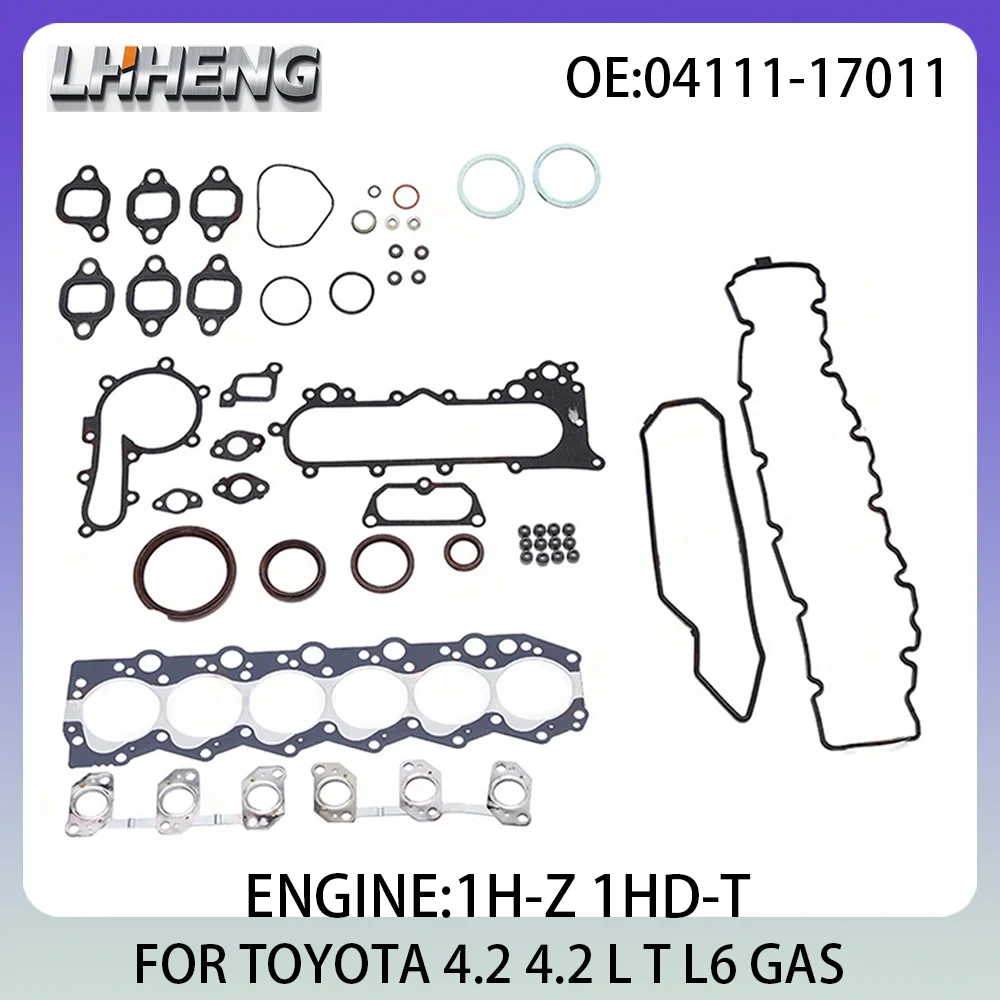 

Engine Overhaul Gasket Kit For TOYOTA COASTER LAND CRUISER 4.2L 4.2 L T L6 GAS 04111-17011 51012800 1H-Z 1HD-T 1987-2007