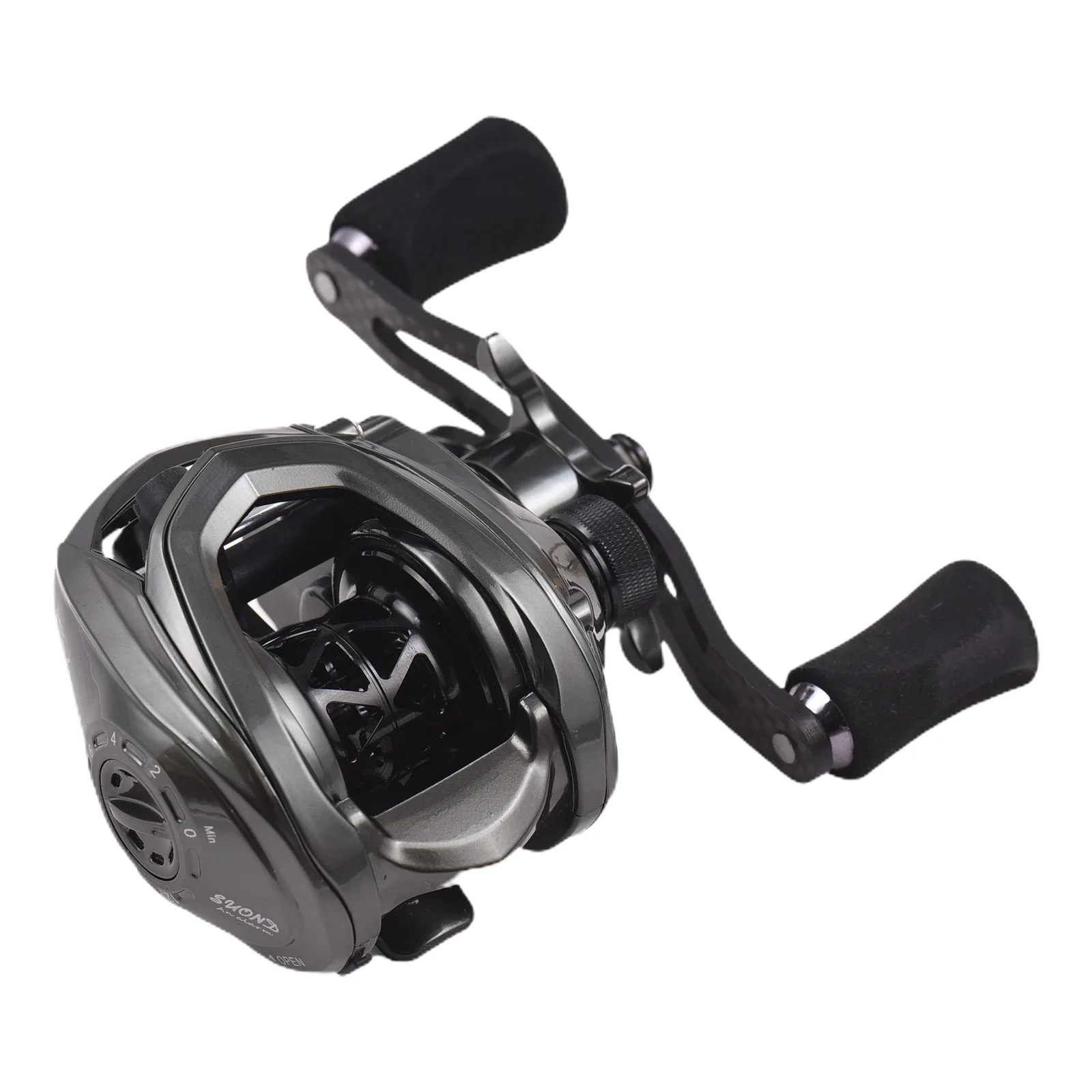 

Fishing Bait Casting Reel Ultra-light Carbon Drop Wheel 5+1 High-speed 8.1:1 Gear 6kg Fishing Reel