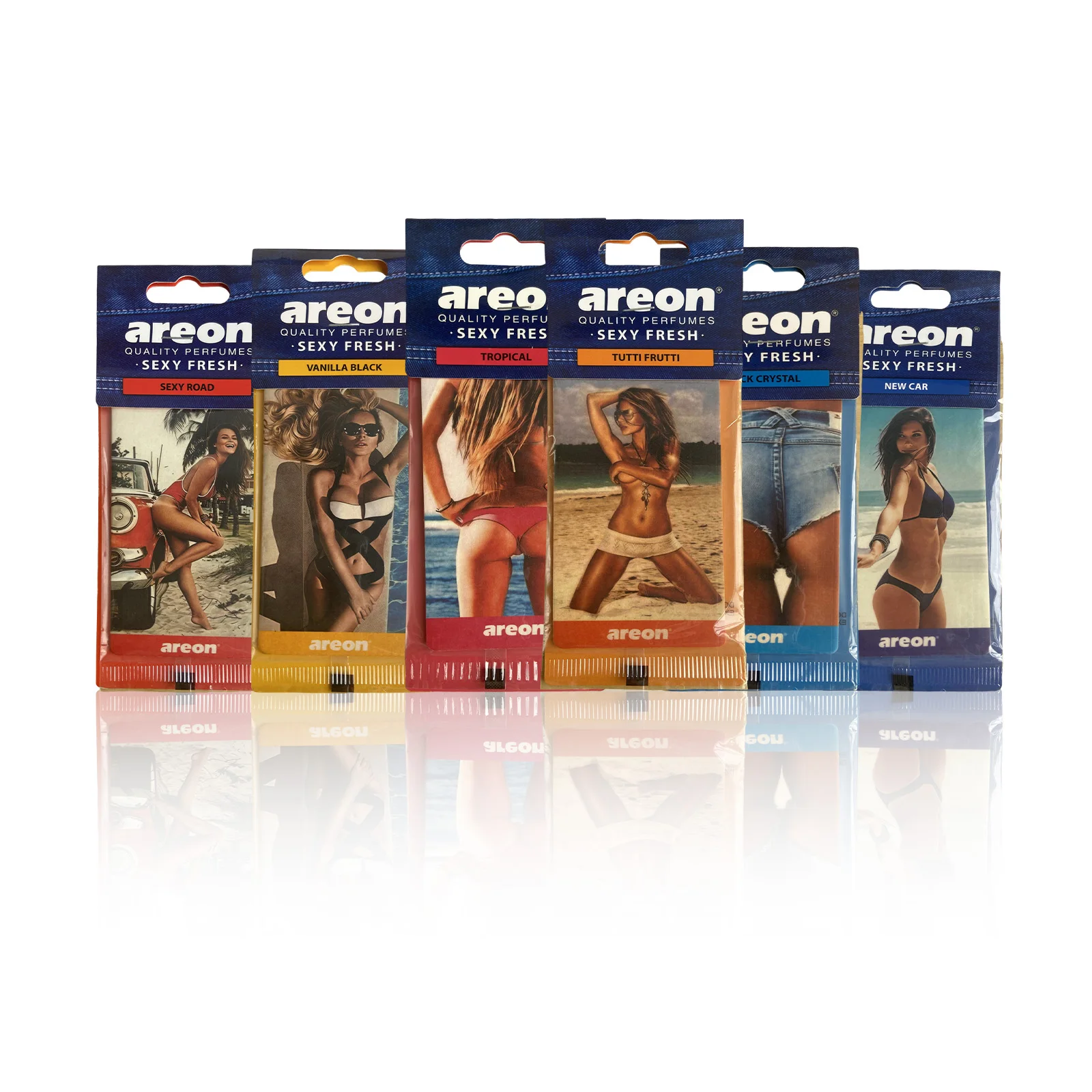 Assorted Scents Hanging Air Freshener, Available in Six Fragrances. This Hanging Car Air Freshener Removes Unpleasant Odors Insi